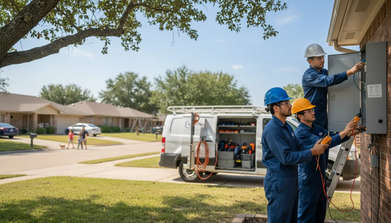 Certified electrician providing emergency electrical services in Midlothian, MD